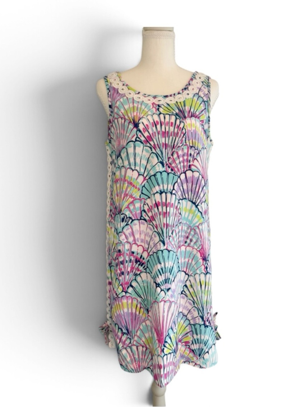 Lilly Pulitzer Multicolor Pastel Shell-Print Sleeveless Cover-Up